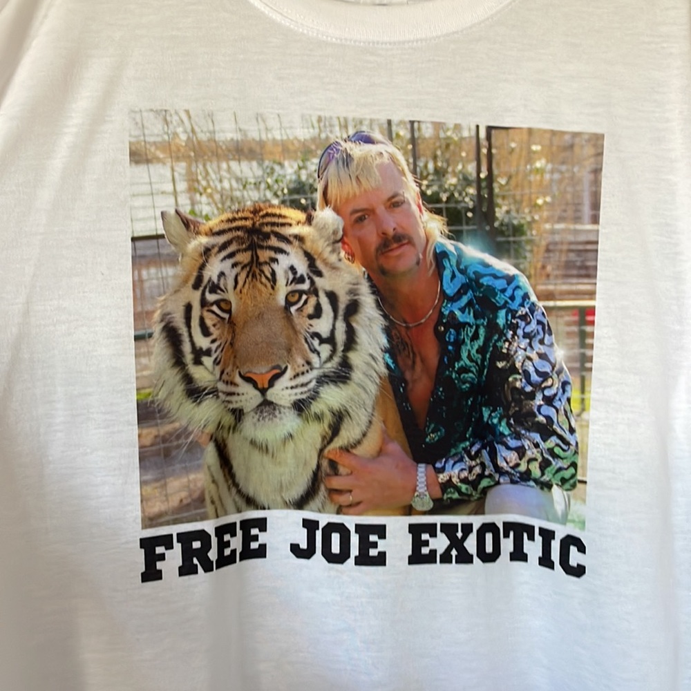 Custom made “Free Joe Exotic” shirt.